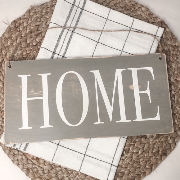 🛒2/$30!🛒  Home-  Wood Painted Sign - Picture 2 of 5